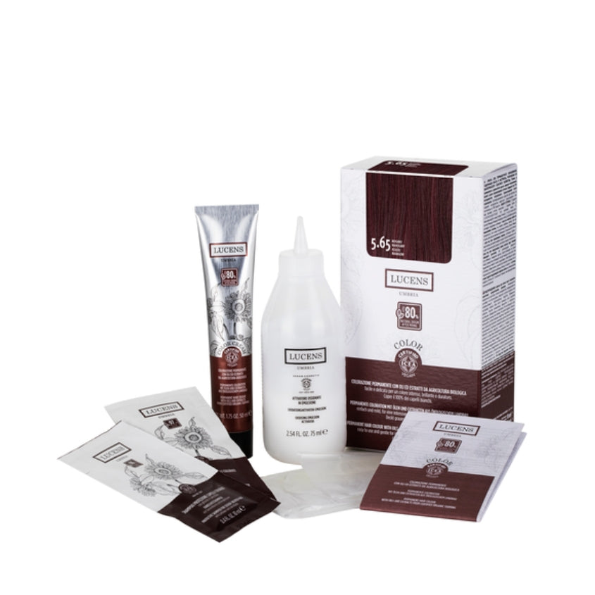 LUCENS UMBRIA LUCENS PERMANENT HAIR COLOR 7.35 BISCOTTO 145ML