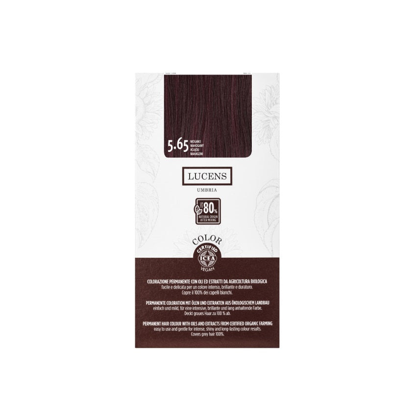 LUCENS UMBRIA LUCENS PERMANENT HAIR COLOR 5.65 MOGANO 145ML – متجر إلكتروني