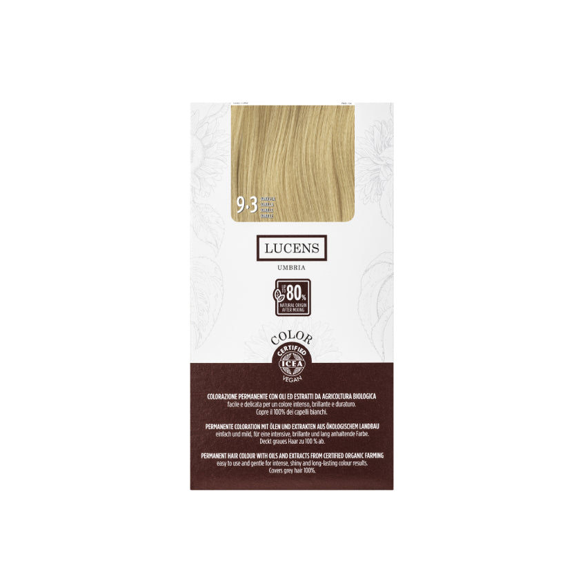 LUCENS UMBRIA LUCENS PERMANENT HAIR COLOR 9.3 VANIGLIA 145ML – online store