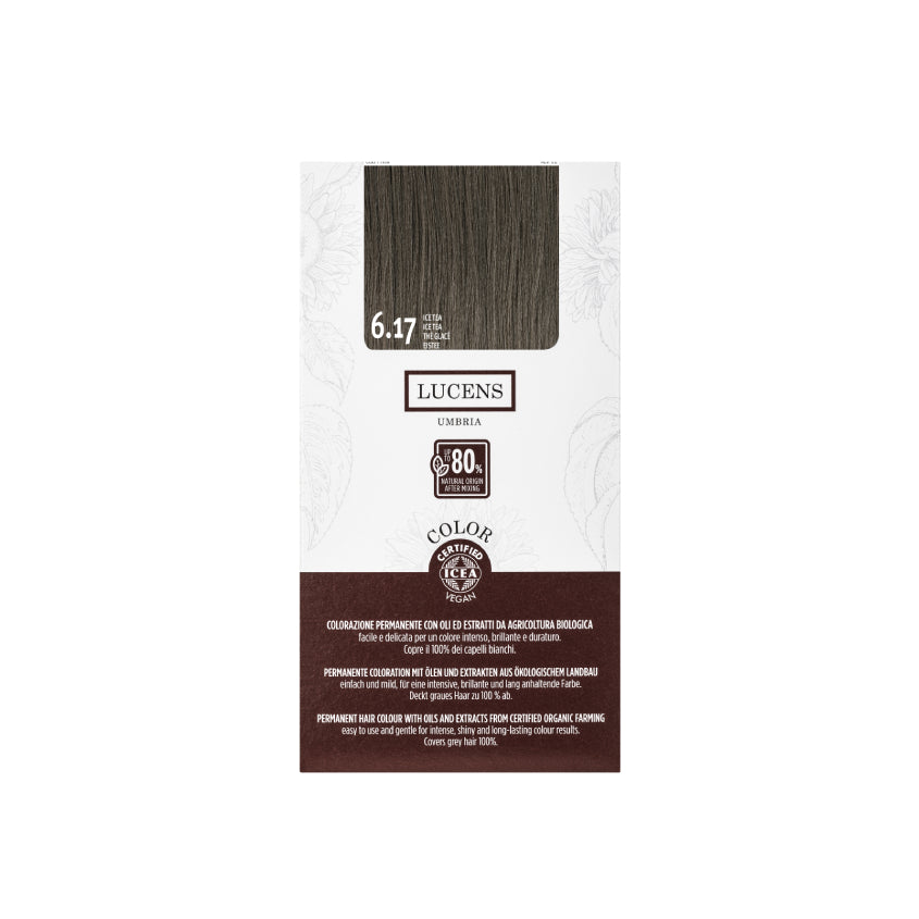 LUCENS UMBRIA LUCENS PERMANENT HAIR COLOR 6.17 ICE TEA 145ML – متجر إلكتروني