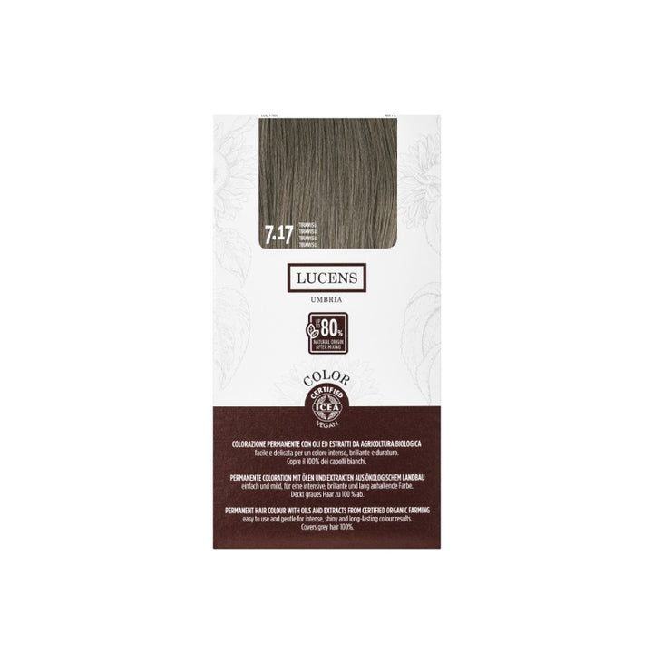 LUCENS PERMANENT HAIR COLOR 6.77 NOCCIOLA 145ML