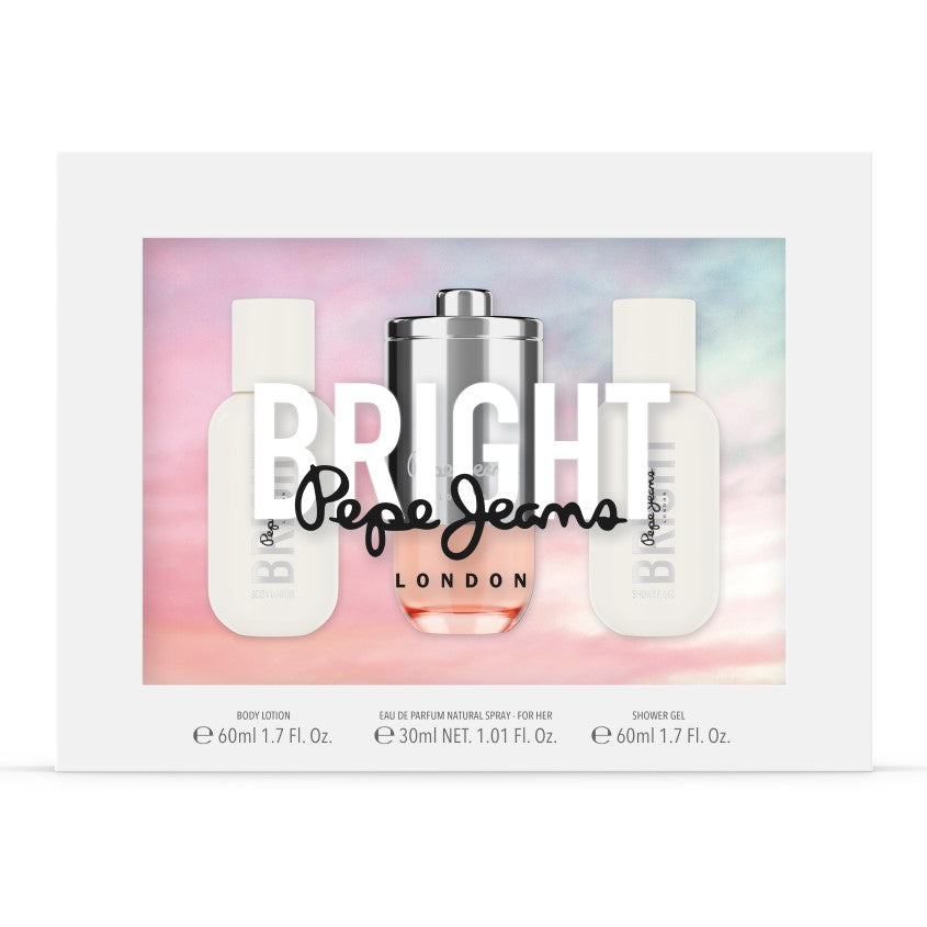PEPE JEANS BRIGHT SET '24(EDP 30 ML + BL 60 ML + SG 60 ML) – متجر إلكتروني