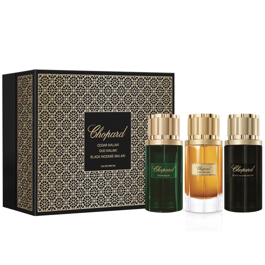 CHOPARD SET CEDAR EDP 80ML+OUD EDP 80ML+BLK INCENSE EDP 80ML