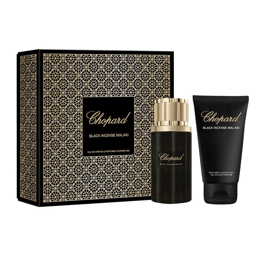 CHOPARD SET MALAKI BALCK INCENSE EDP 80ML+150ML SG