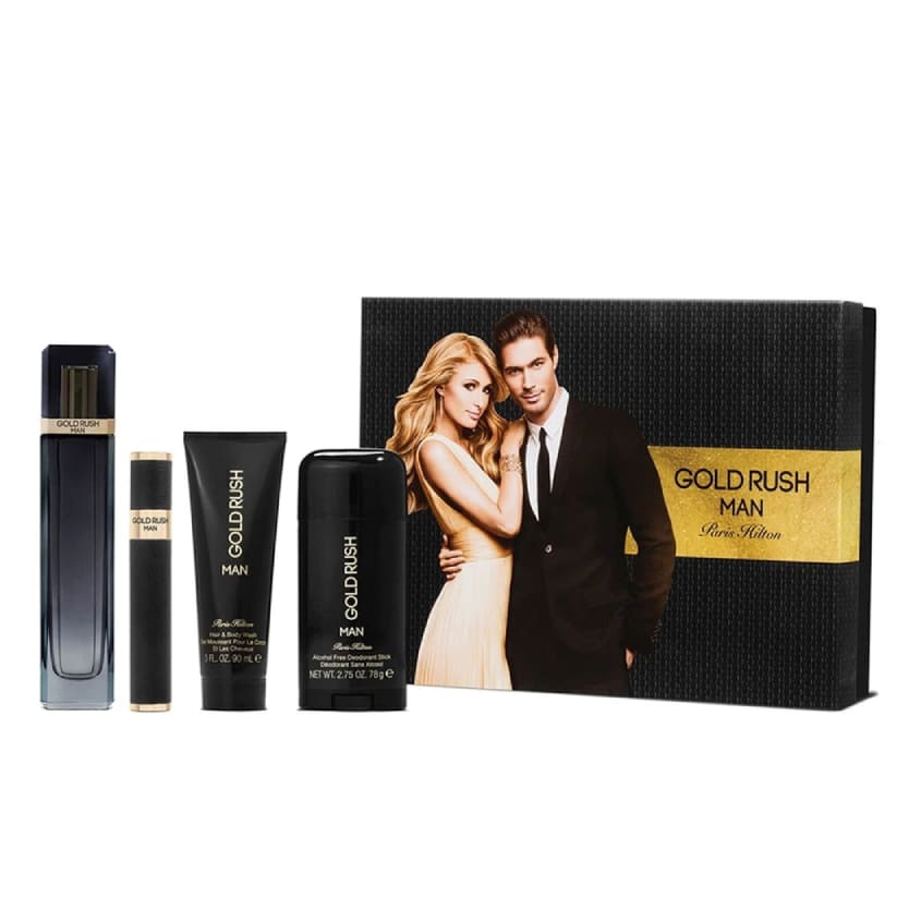 PARIS HILTON PHGRM 4PC Gift Set PARLUX INTERNAL INFORMATION  100 ML EDT; 90 ML H&BW; 80 ML Deo; 15 ML EDT/S)