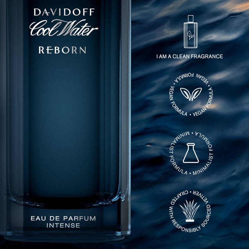 DAVIDOFF COOL WATER REBORN INTENSE EDP MAN 100 ML – صورة 6