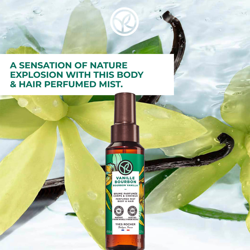 Perfumed Mist Body & Hair Bourbon Vanilla
