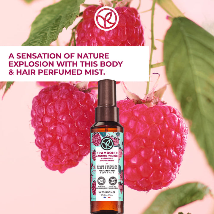 RASPBERRY PEPPERMINT BODY/HAIR MIST 100ML
