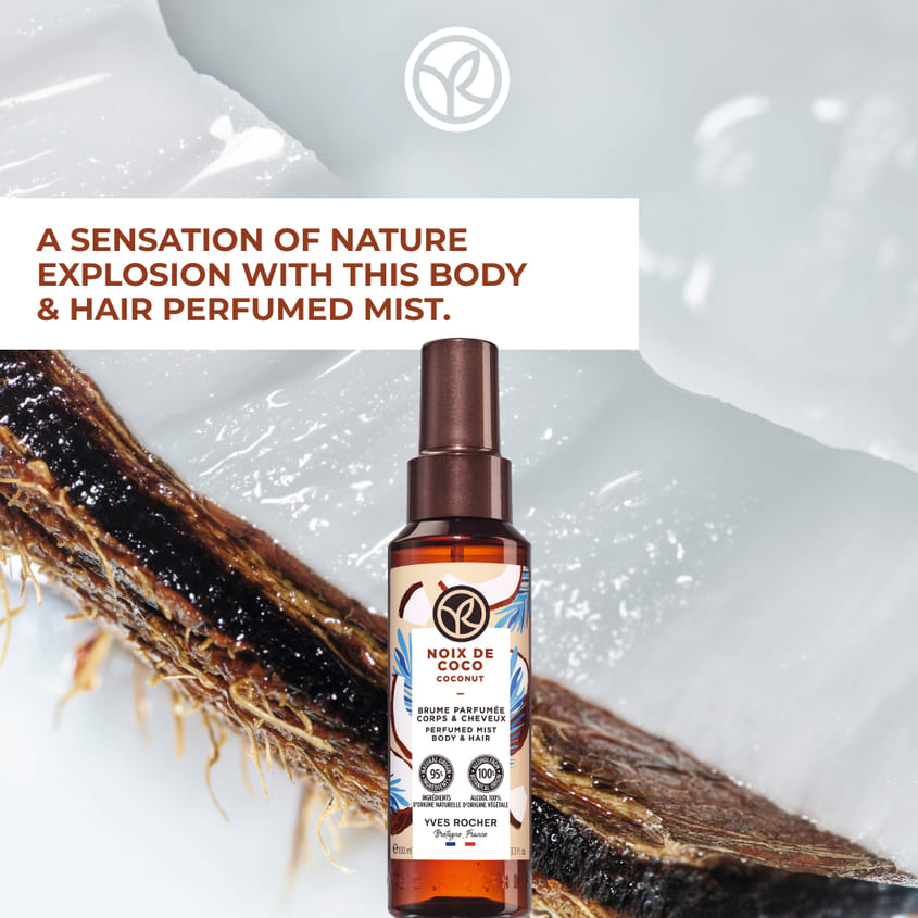 YVES ROCHER COCONUT BODY/HAIR MIST 100ML – متجر إلكتروني