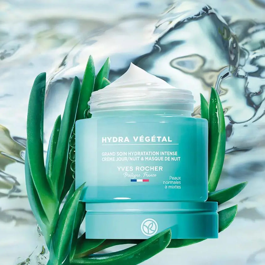 Intense Moisturizing Care Night Cream & Night Mask Hydra Vegetal