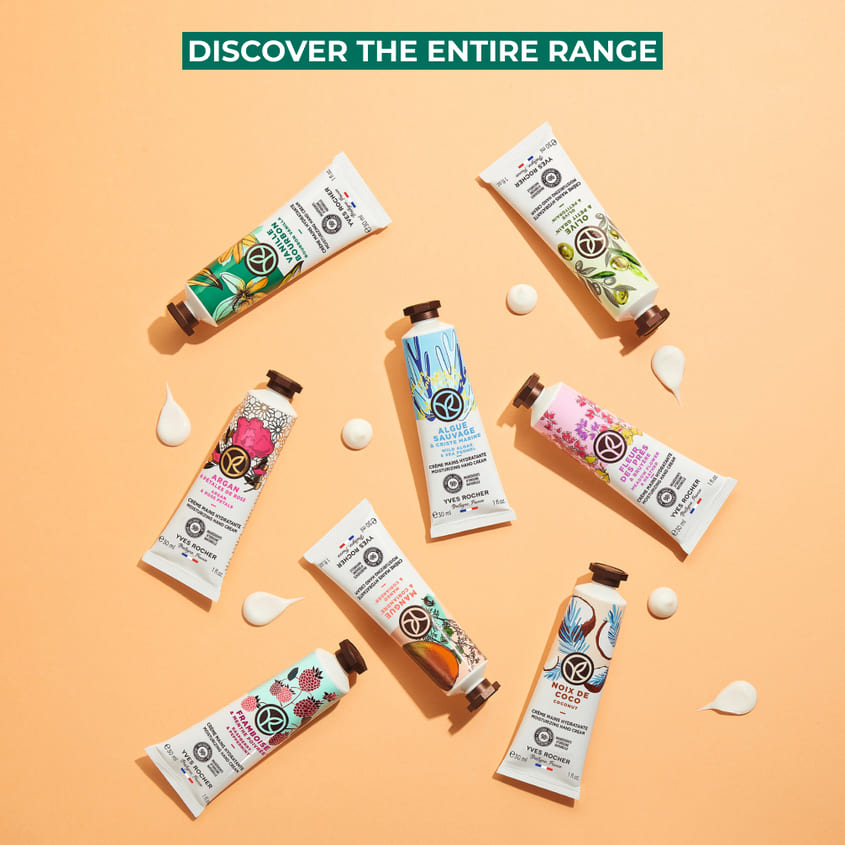YVES ROCHER HAND CREAM BOURBON VANILLA 30ML TUBE