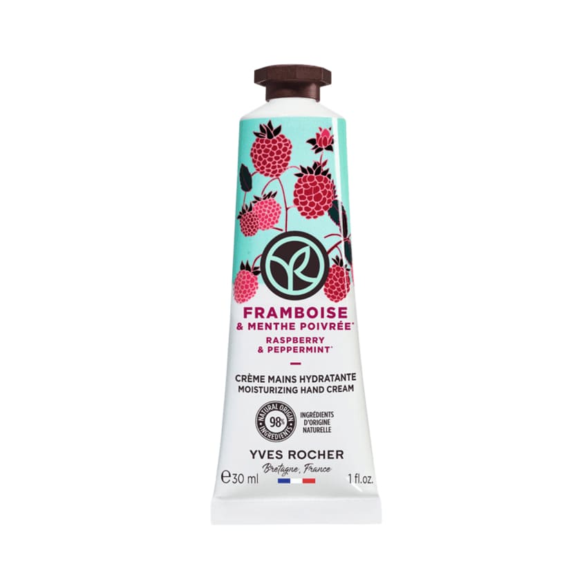 Moisturizing Hand Cream Raspberry & Peppermint