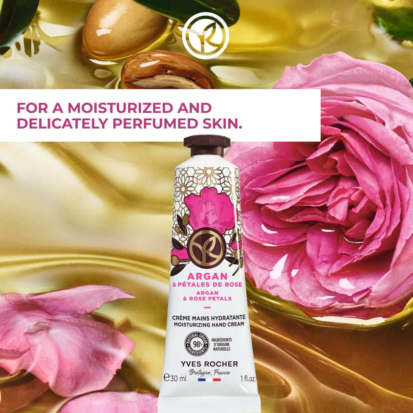 Moisturizing Hand Cream Argan & Rose Petals