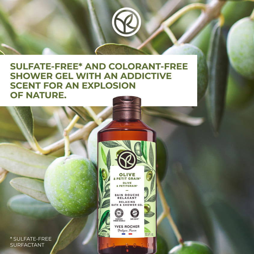 Relaxing Bath And Shower Gel Olive & Petitgrain