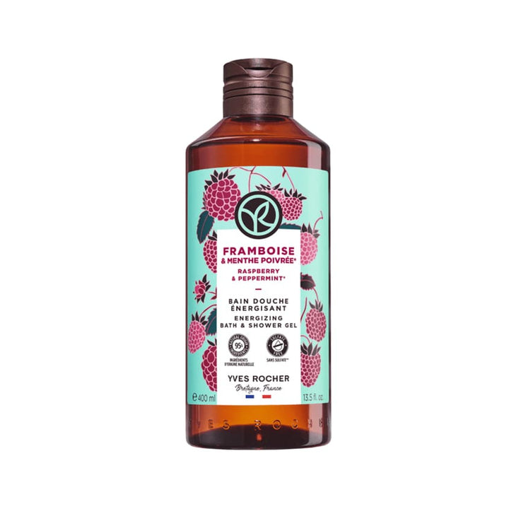 Energizing Bath And Shower Gel Raspberry & Peppermint