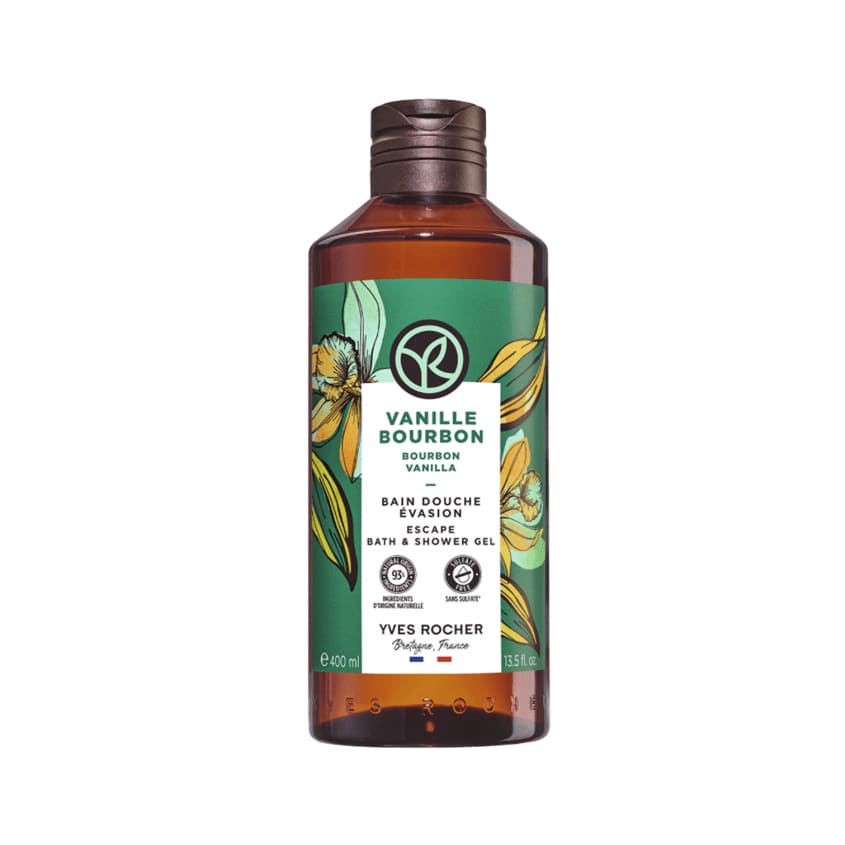 BATH AND SHOWER GEL BOURBON VANILLA 400ML BOTTLE