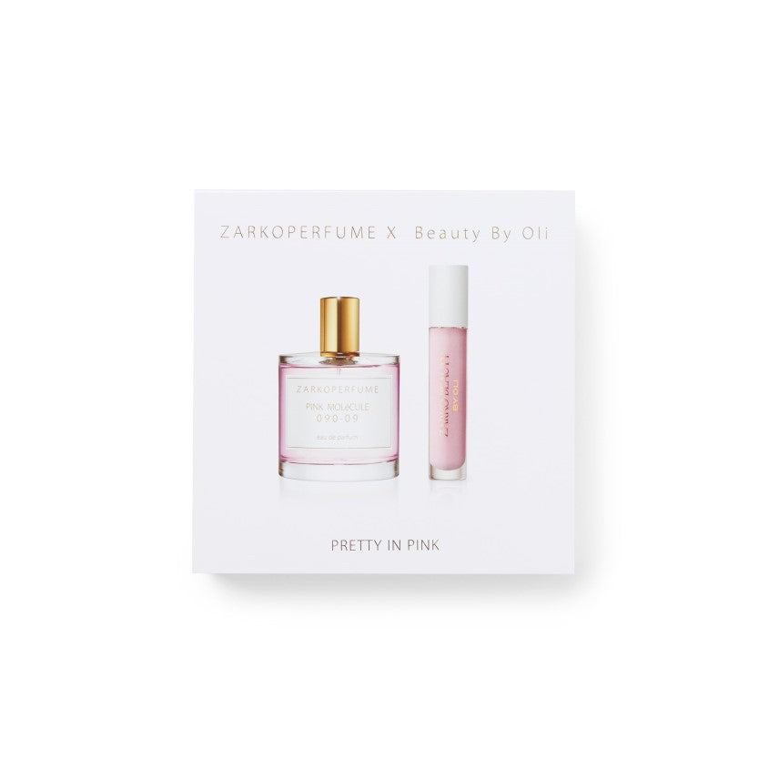 ZARKOPERFUME PRETTY IN PINK SET (PINK MOLECULE 090.09 EDP 100 ML + HIGH GLOSS 004 PRETTY PINK 5,5 ML) – متجر إلكتروني