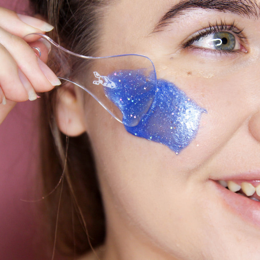 Face Mask with Glitter