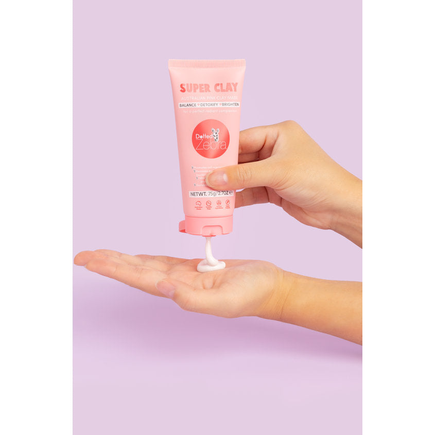 DOTTED ZEBRA SUPER CLAY AUSTRALIAN PINK CLAY MASK 75G – photo 7