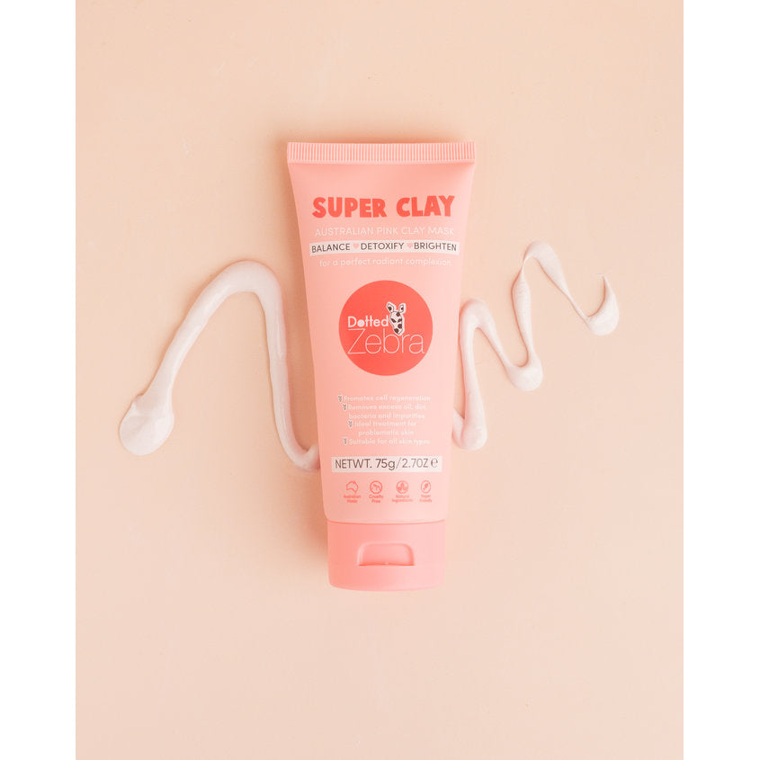 DOTTED ZEBRA SUPER CLAY AUSTRALIAN PINK CLAY MASK 75G – photo 8