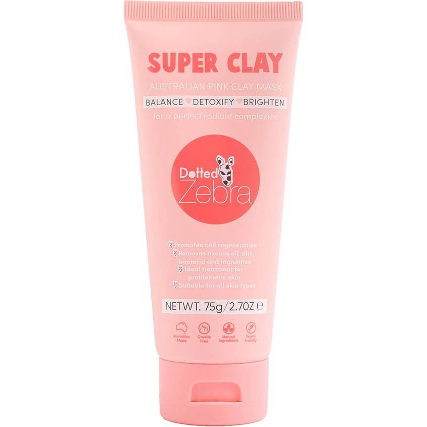 DOTTED ZEBRA SUPER CLAY AUSTRALIAN PINK CLAY MASK 75G – photo 5